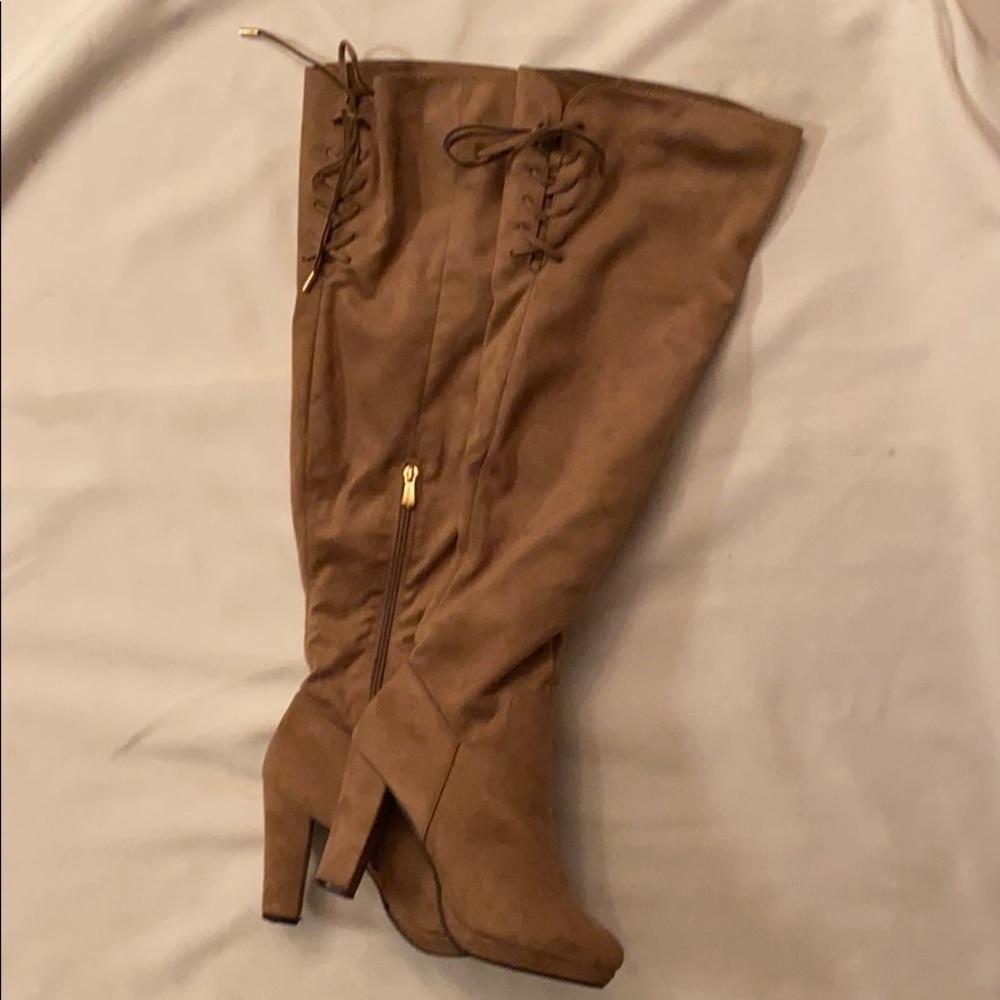 CHIC SUEDE OVER THE KNEE BOOTS⭐️⭐️⭐️⭐️⭐️ - Picture 3 of 14